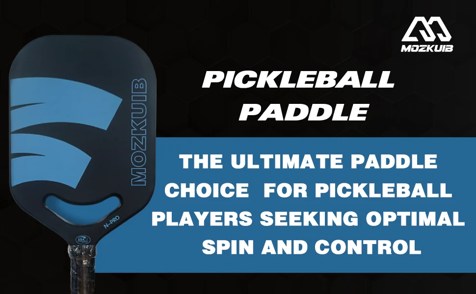 Mozkuib Pickleball Paddles Lightweight Carbon Fiber Pickleball Racket ...