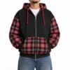Black and red plaid