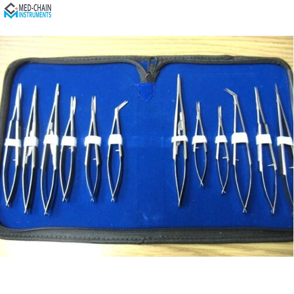 11 Pcs Micro Minor Surgery Ophthalmic Kit Japanese Stainless Steel