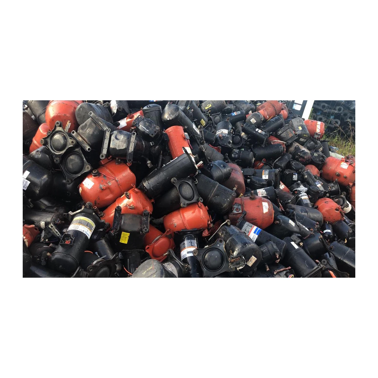 AC Fridge Compressor Scrap Metal Copper Content 10% Custom Brand ...