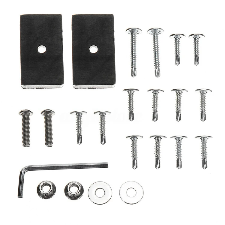 Красный и черный спойлер универсальный бампер из 4 предметов сплиттер переднего бампера автомобиля губа pp боковой задний