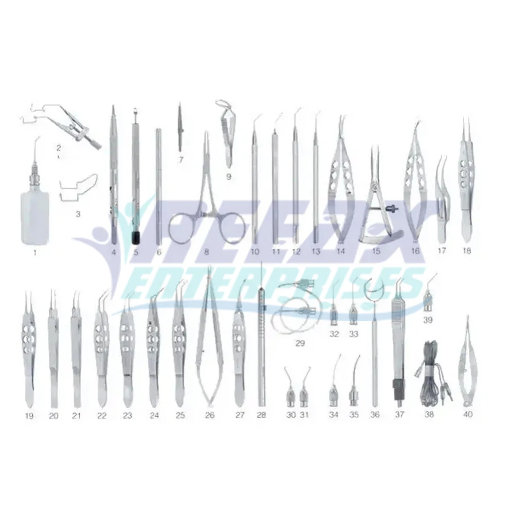 Eye Instruments Only REEAX Enterprises Custom Micro Eye Ophthalmic Surgical Instruments Set ...