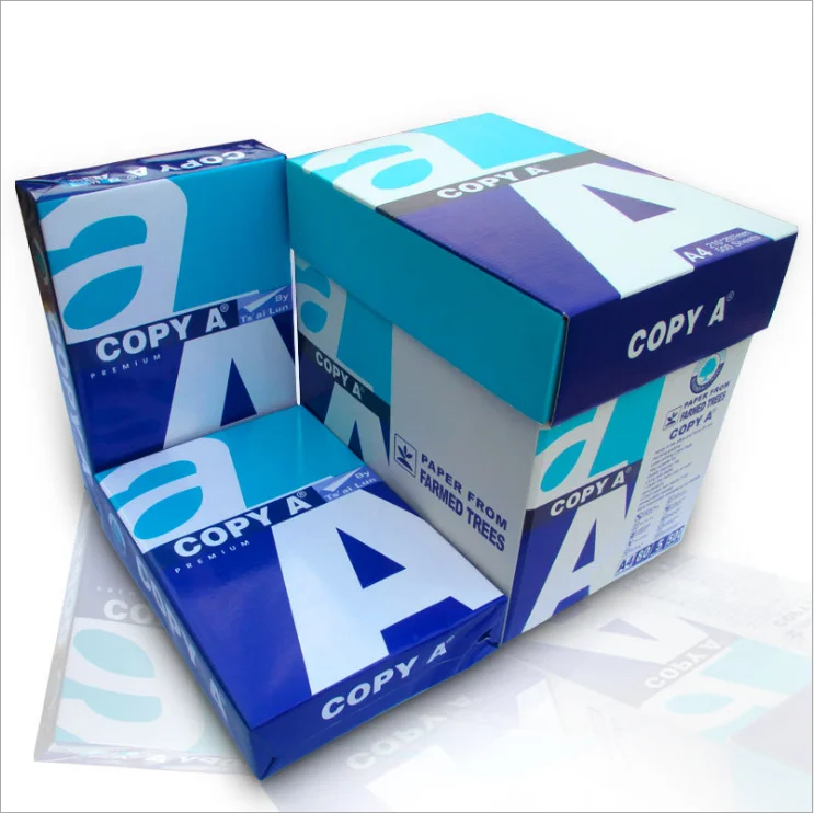 100% Wood Pulp 80gsm A4 Copy Paper 70 GSM / 80 GSM - Super White a4 paper for sale-Double A A4