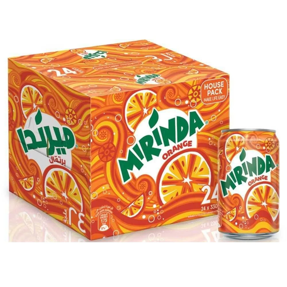 Factory Best Price Mirinda Soft Drinks 300ml / 500ml Cans & Bottles ...