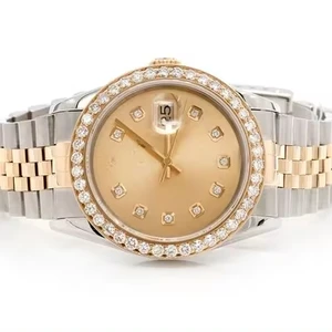 Luxury Custom Moissanite Unisex Watch Iced GRA Certified Diamond Automatic Business Fashion Glass Stainless Steel Wrist Watch