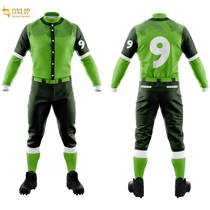 Youth Baseball Uniform High Quality Custom Logo Printed Breathable Sports Set-Lightweight Jersey Pants in Youth Sizes
