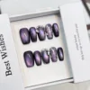 Black Silver purple