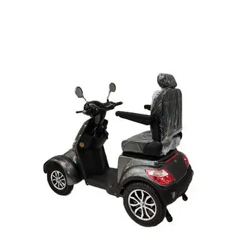 DOTMALL 1000W 25km/h E-Quad 60V30AH Elektromobil Seniorenmobil Handicapped Scooter Mobility Battery Black 150kg Load