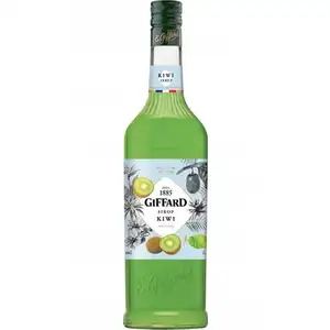 Giffard Kiwi Syrup 1Lt French Exotic Beverage Mixer for Premium Cocktails