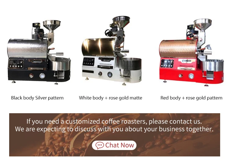 Oceanrich Wk-2 Gas Coffee Roaster 1kg 2kg 2.5kg Roasting Machine Half ...