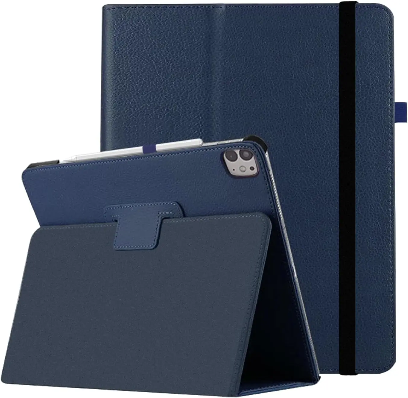 product ultra thin pu leather magic case for ipad pro 13 inch m4 2024 7th generation flip cover shock resistant laudtec-2