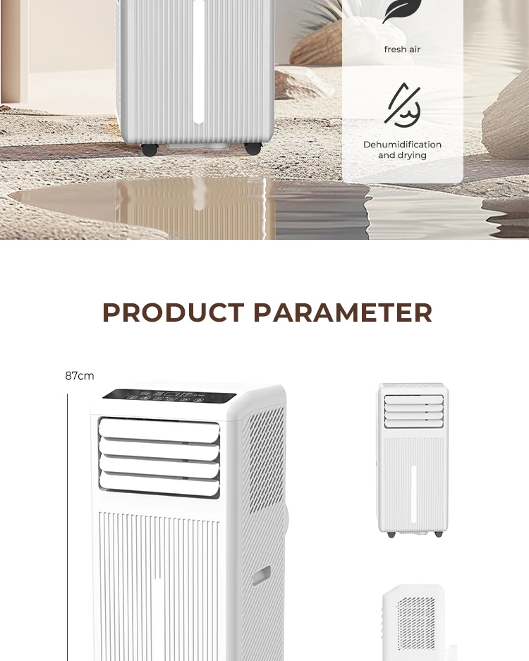 Portable Air Conditioner, 9000BTU, LED - detail 6