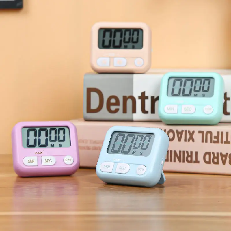 Large Magnetic LCD Digital Kitchen Countdown Timer With Stand for Kids Alarm Clock