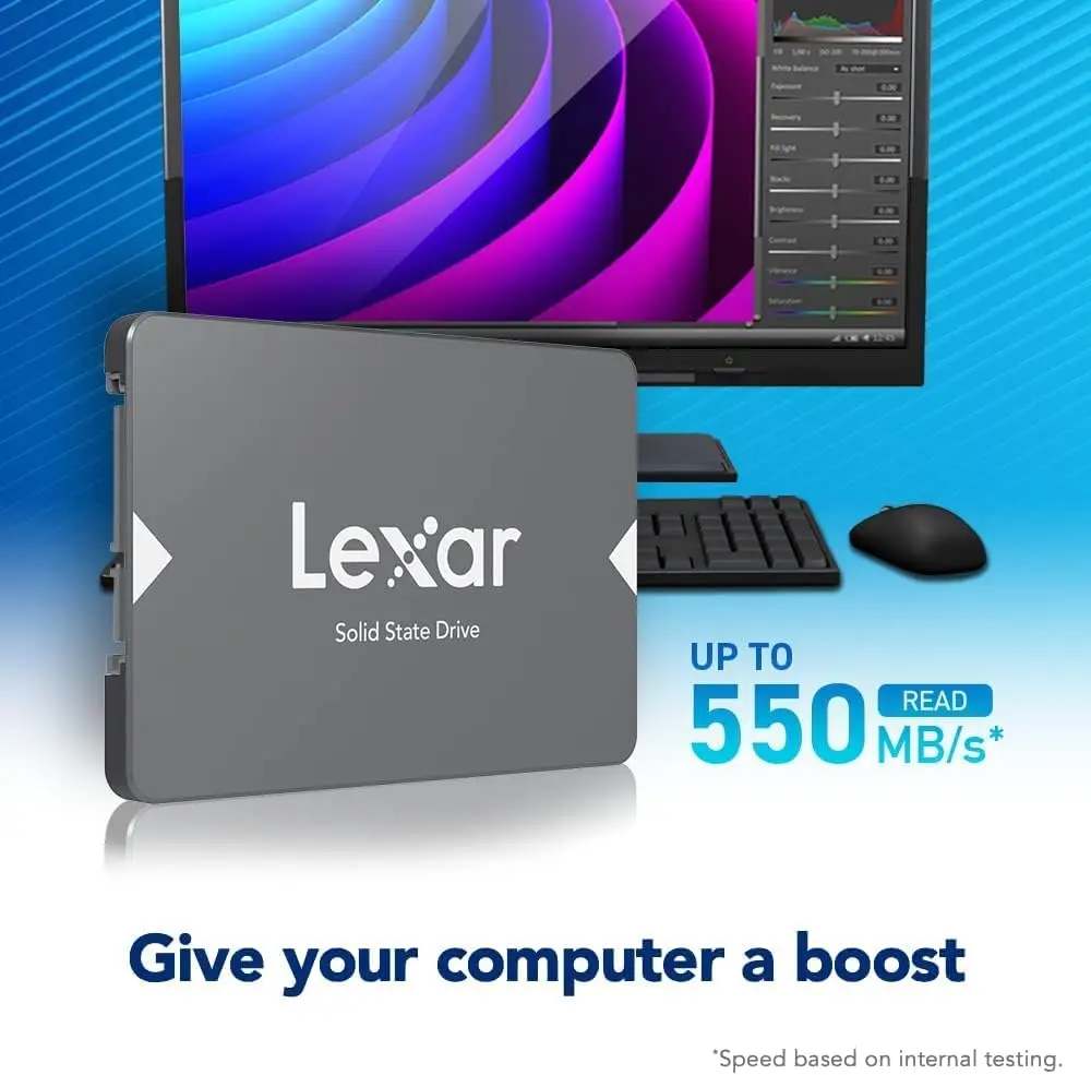 Lexar NS100 1 TB SSD - Fast Internal Storage for Laptops