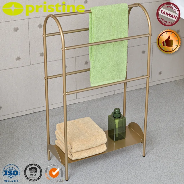 Modern Cast Iron Steel Stand for Household Bathroom Towel Rack