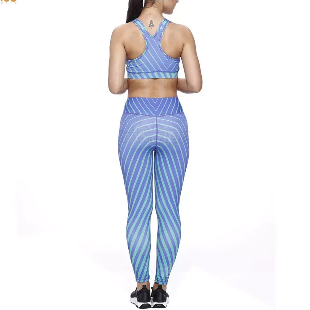 2 Piece Best Design Yoga Set Woman Custom New High Quality Low Price Yoga Set For Online Sale