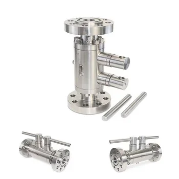 Industrial Stainless Steel Flange Double Block and Bleed Valve High Pressure Ball Valve DBB Flange Drain Valves