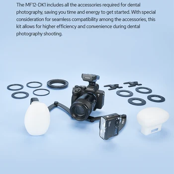 Godox Macro Mini Flash MF12-DK1 Rechargeable Wireless Auto Flash with Battery detail image