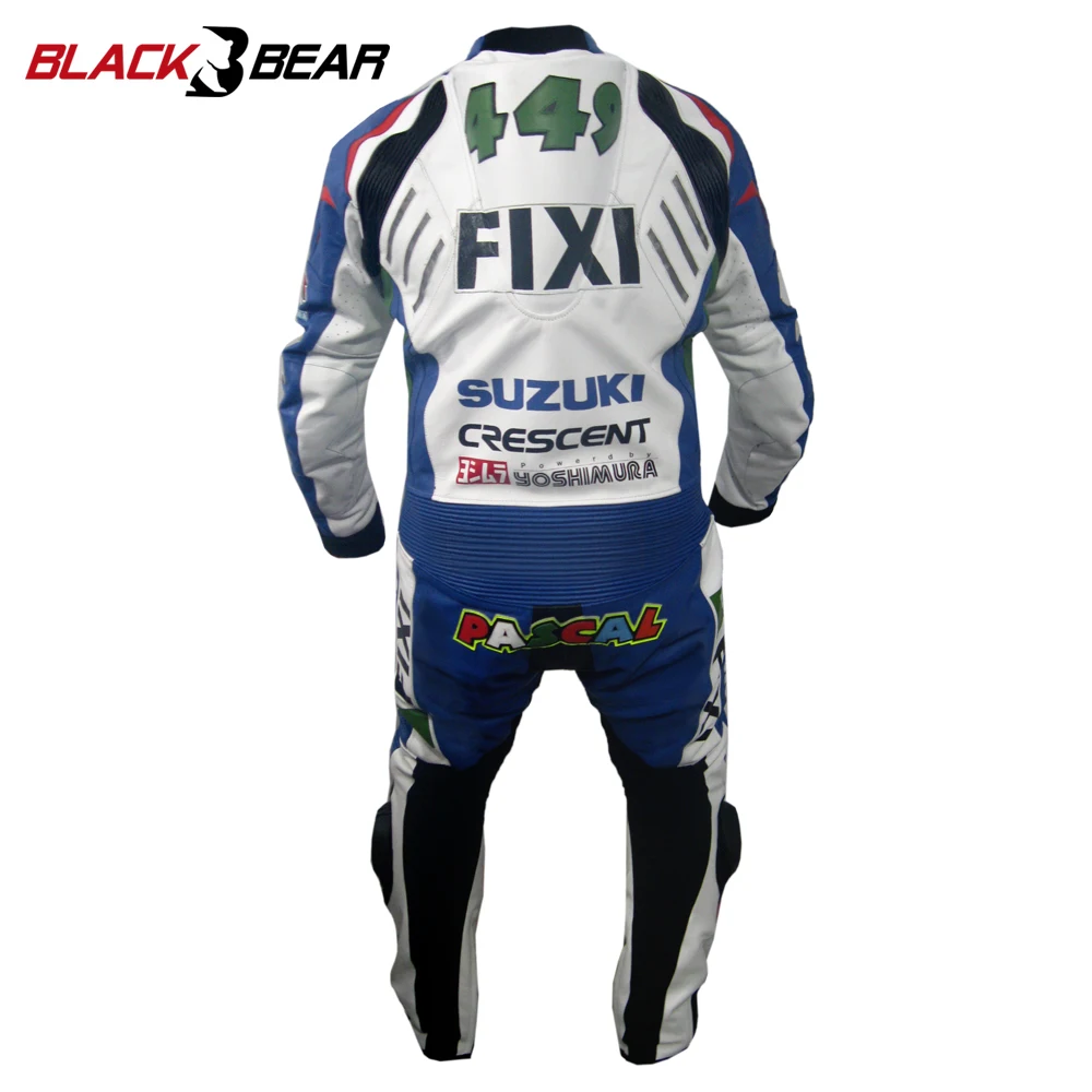 Petronas Yamaha Faces Motorbike Leather Suit Custom Motorbike Suits Men