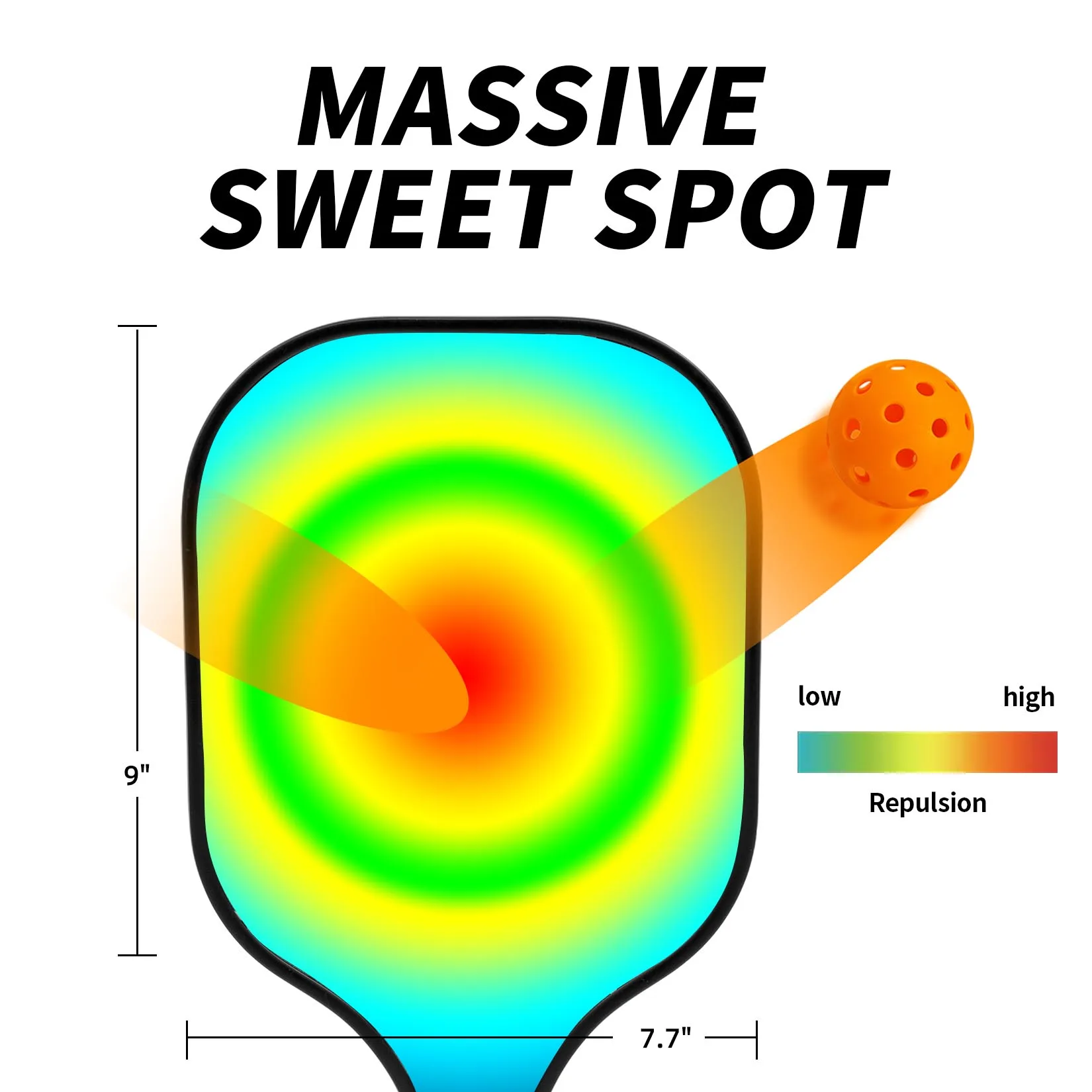 Outdoor Fashion Pickleball Paddle Usapa Approved Carbon Fiber