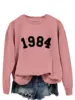 Rose gold sweatshirt (black font)