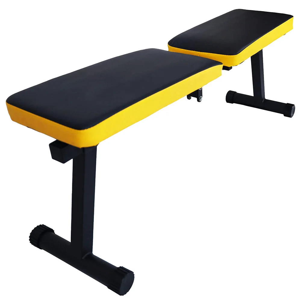 Adjustable Compact Portable Flat Bench Press Foldable Steel and Metal with product detail 1