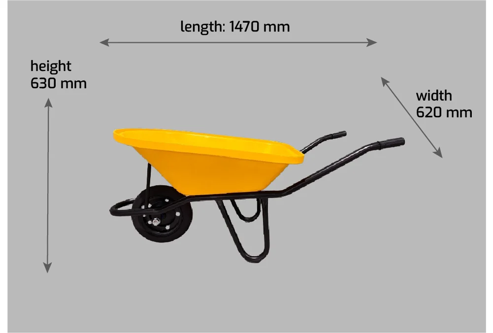 10 Year Warranty Rotation Plastic Wheelbarrow Multi Purposes Heavy Duty 