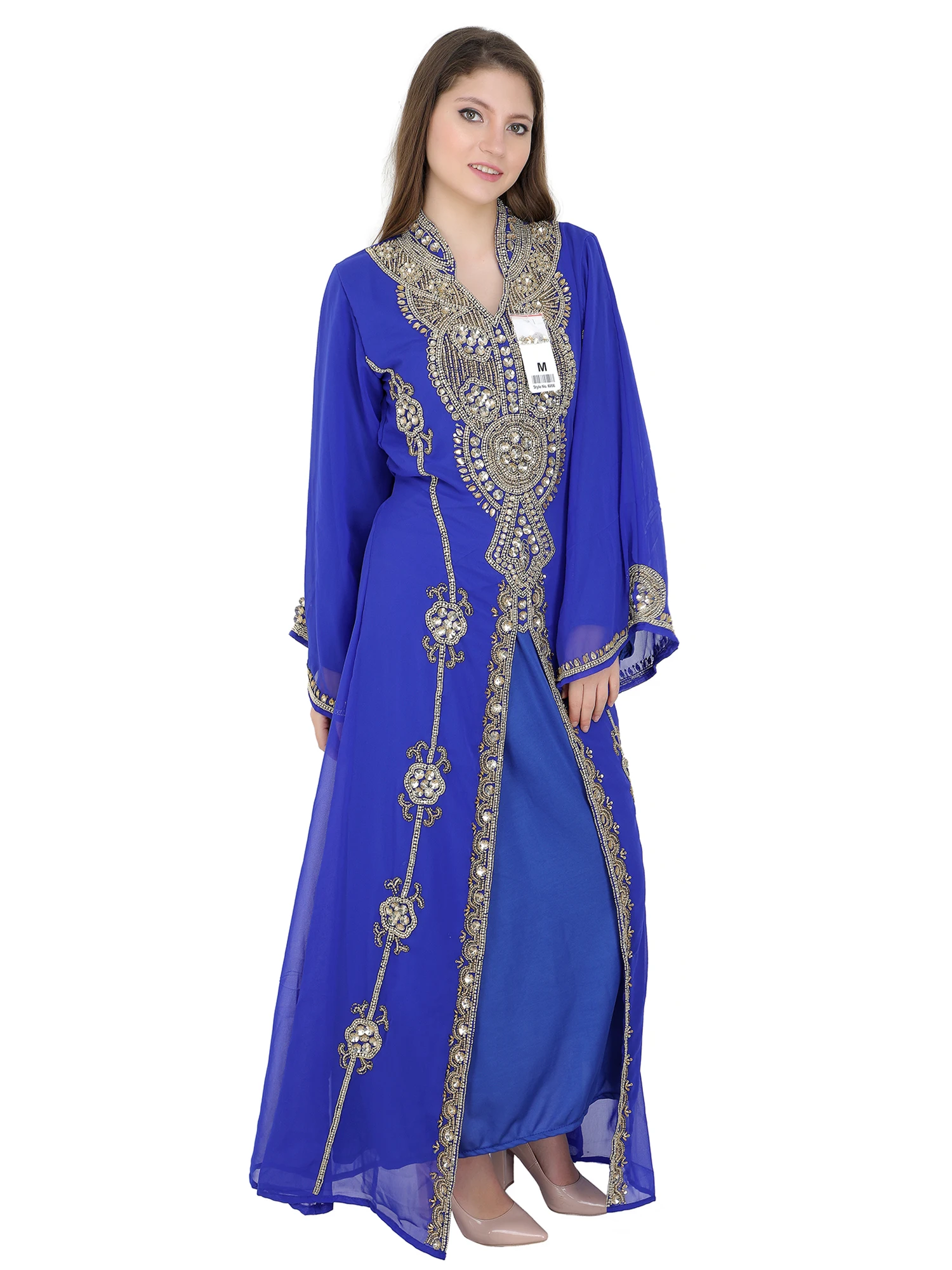 Royal Threads Latest Luxury Collection Design Style Long Abaya Dress Modest Jellabiya Robes Embroidered Kaftans Breathable Arab