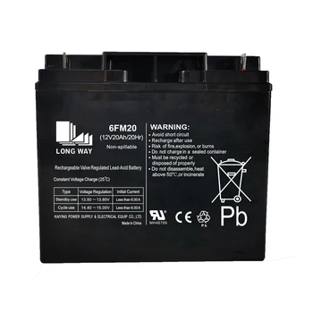 High Performance 12V20Ah Mobility Scooter Battery 12V Gel Battery UPS Lead Acid Batteries Solar