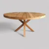 Natural Teak A Fine Sanded with Oiled Protected