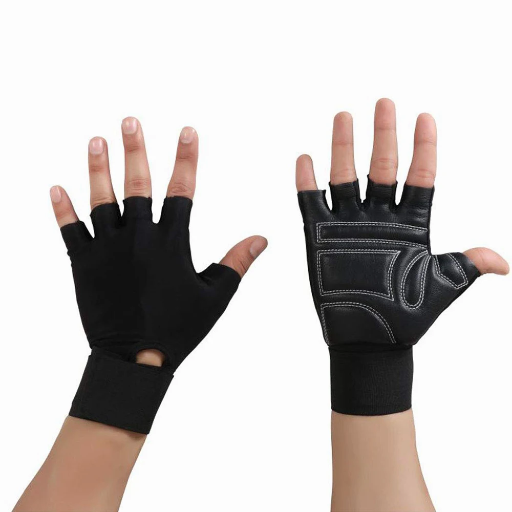Bodybuilding And Gym Gloves With Wrist Support Durable Weightlifting