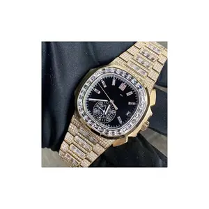 Mens Exclusive 2026 Wrist Watch Crafted With Stainless Steel Featuring Lab Grown Diamonds With VVS Clarity Jewelry Accessories