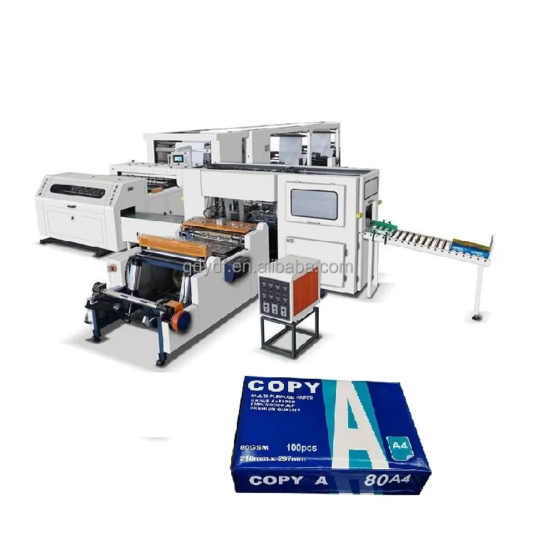 Fully Automatic A4 Size Paper Manufacturing Machine A3/A4 Die Cutting Machinery for Paper Product Creation