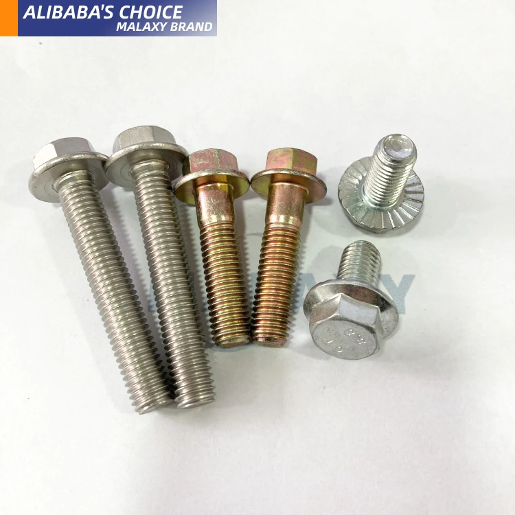 Bulloni Esagonali Flangiati M5x25mm - 20 Pezzi In Acciaio Inox 304