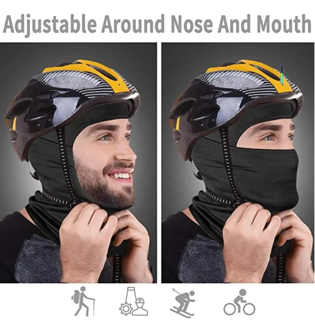 Designer Ski Masks Full Face Cover Ski Mask One Hole Spandex Ski Mask Balaclava For Men Women