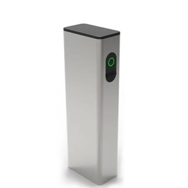 Free standing automatic card collector for parking lot shown room museum access control system