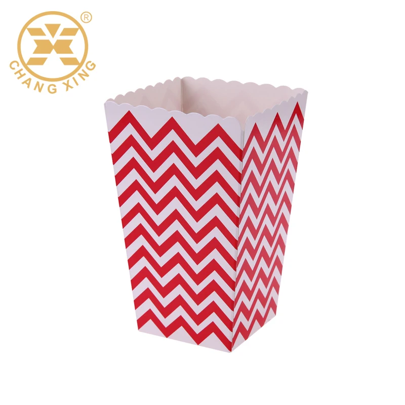 Custom Colorful Takeaway Box Popcorn Packaging Dry Fruit and Nuts Box