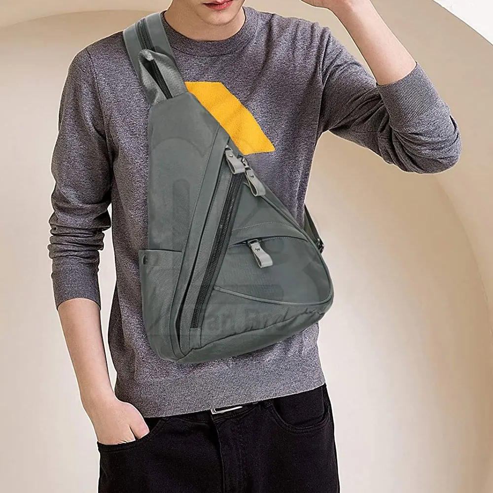 Custom Your Own Design Waterproof Men's Chest Bag Shoulder Bags