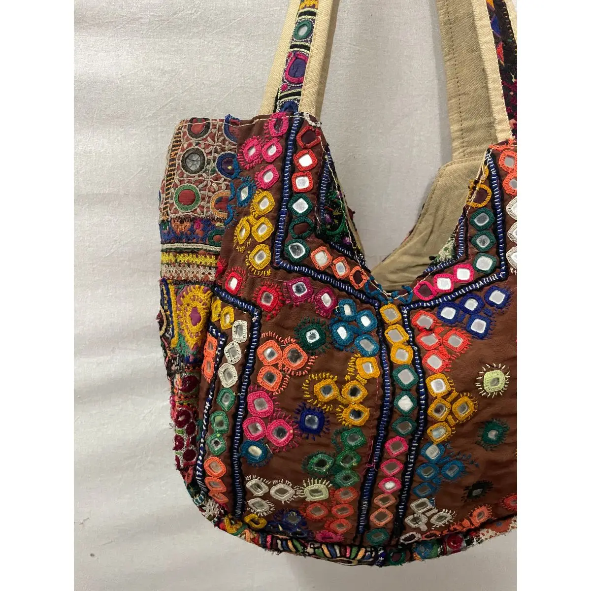 Designer Indian Vintage Banjara Bag tribal ethnic Boho mirror work Bag tote  bag