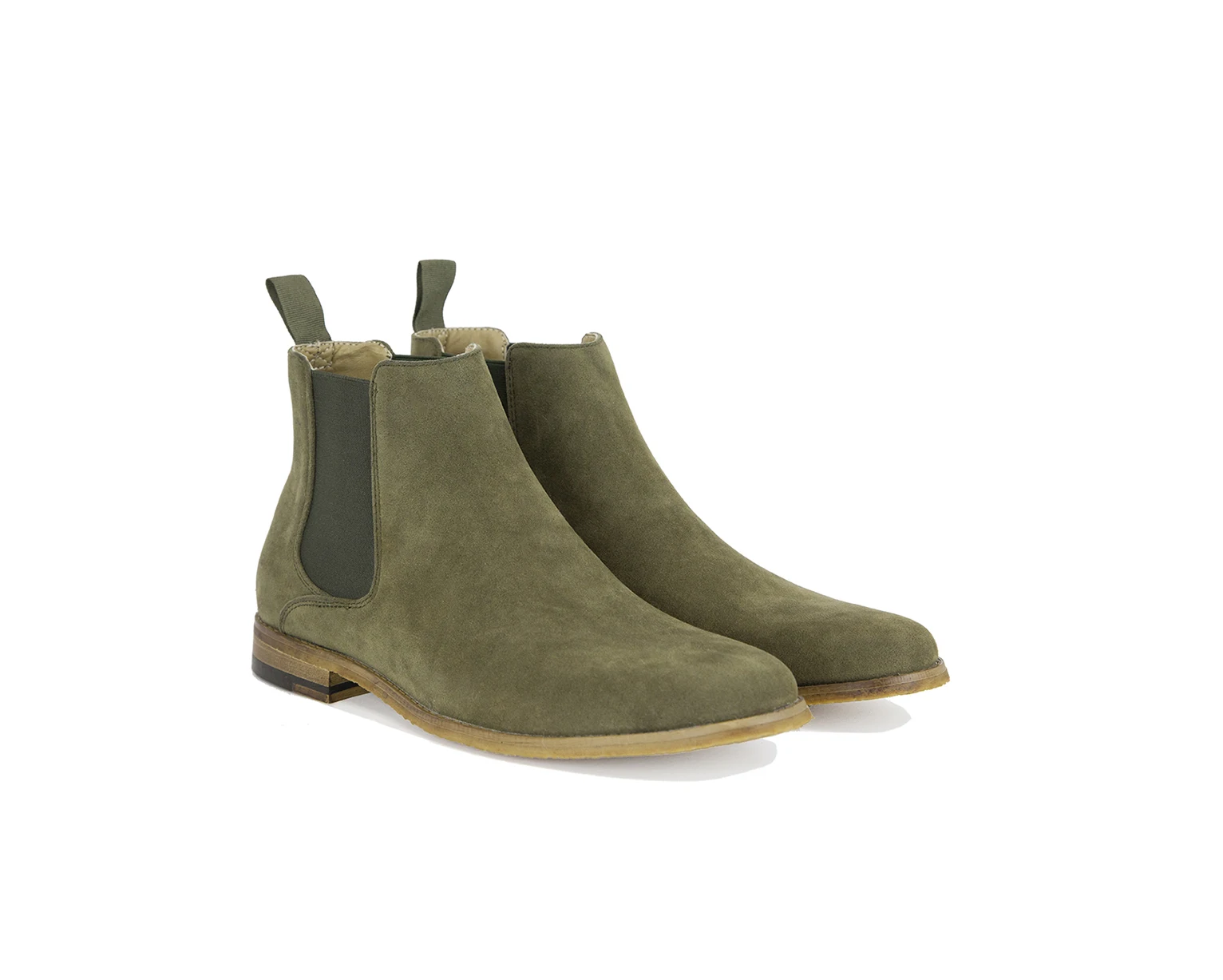 olive green suede boots mens