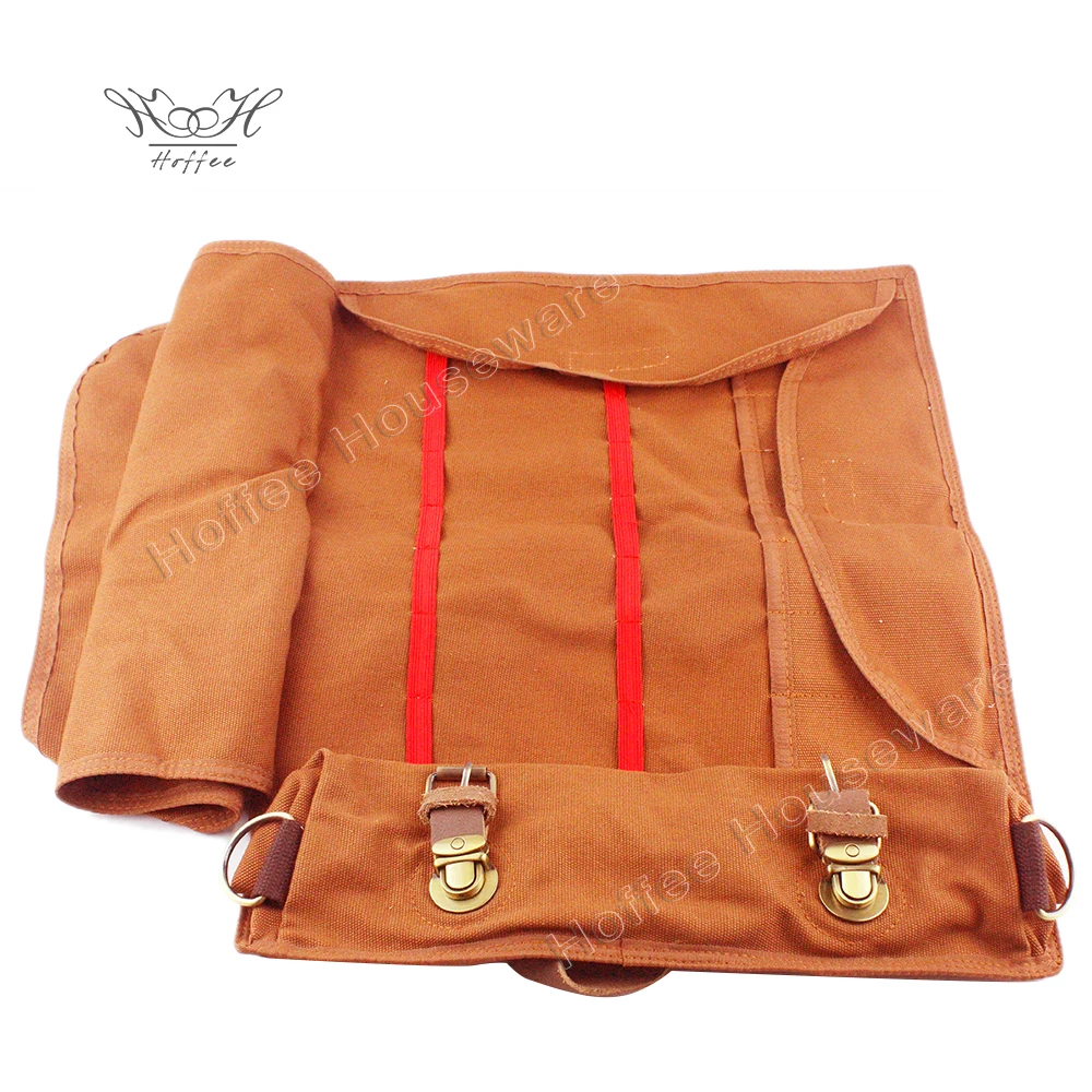 Custom Brown Black Portable Bartender Tool Set Professional Bar Kit