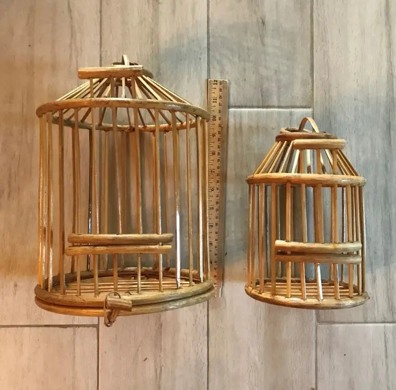 送料無料 手作り木製鳥かご DIY 大型インコ用鳥かご 収納可能