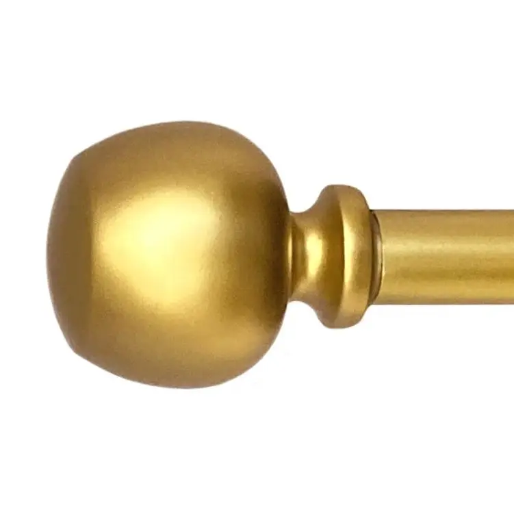 Decorative modern curtain rod with bracket for home decor window accessories room bathroom living room kitchen hotel curtain rod
