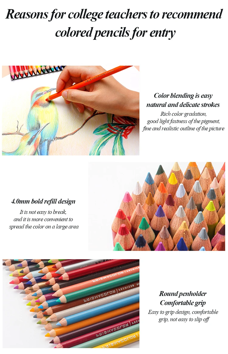 Prismacolor Junior Oil Based Colored Pencils Professional Set_voghion.com