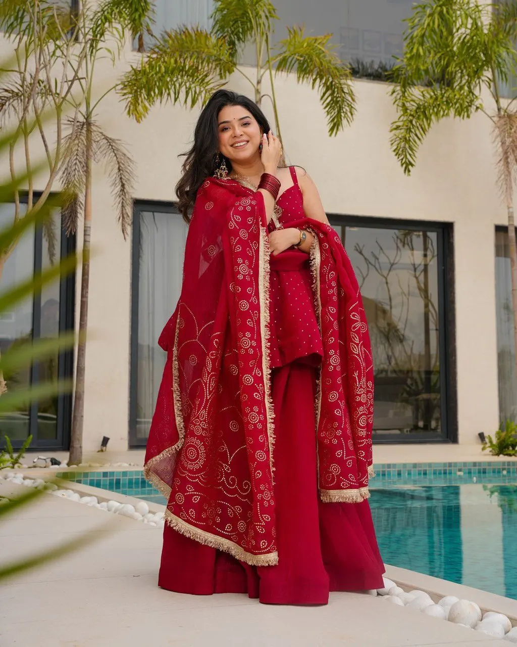 India & Pakistan Clothing Gharara Designs Punjabi Girl Sexy Salwar Suit  Neck Designs Lady Punjabi Sexy Woman