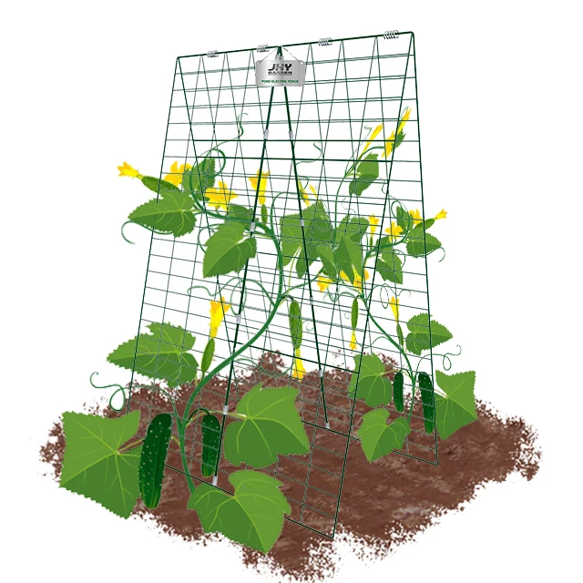 A-frame Garden Trellises Tomato Plant Cage Green Zucchini Trellis ...