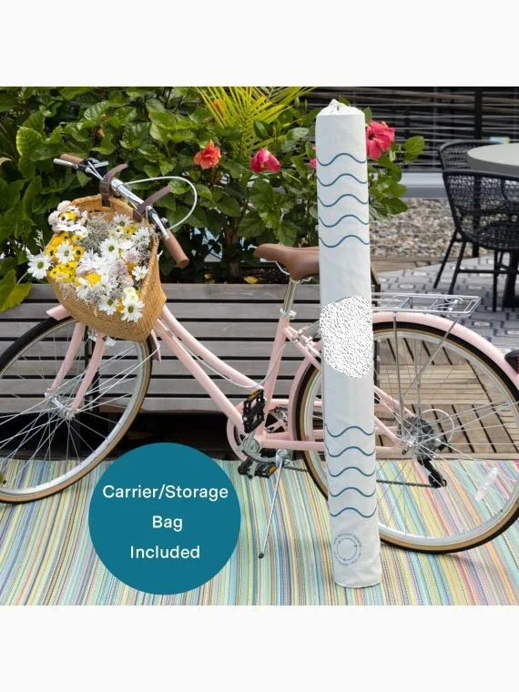 Plastic Mat For Outdoor Decoration Recycle Plastic Rug Ecofriendly Reversible Mold & Mildew