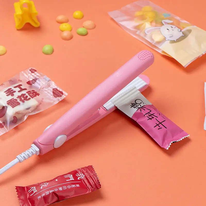 Household Portable Mini Sealing Machine Snack Mini Heat Seal Clip Machine