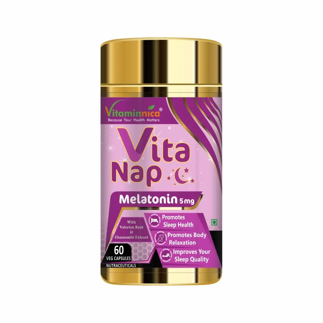 Factory Supply Vitaminnica Vita Nap Melatonin Capsules For Better Sleep