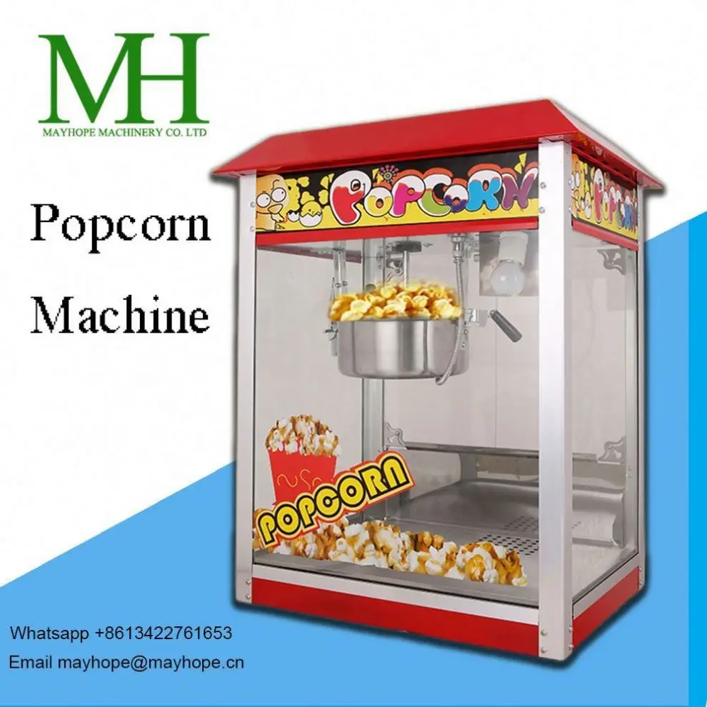 2.5kg Handcranked Old Popcorn Machine Manual Popcorn Maker Puffed Rice